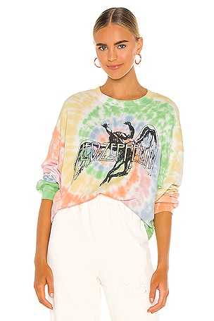 X REVOLVE Led Zeppelin Icarus Tie Dye Sweatshirt