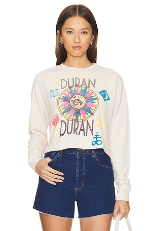 Duran Duran USA Tour 1984 Cropped Sweatshirt DAYDREAMER