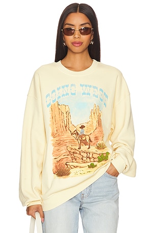 Going Out West Bf Crew Sweatshirt DAYDREAMER