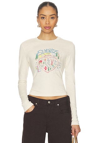 St. Moritz Is For Lovers Vintage Long Sleeve Tee DAYDREAMER