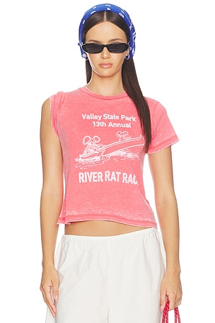 T-SHIRT RIVER RAT RACE BURNOUT VINTAGE  DAYDREAMER