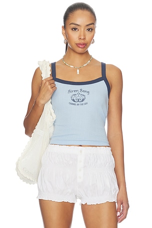 Siren Song Pointelle 90s Tank Top DAYDREAMER
