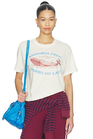 Greetings From Morro Bay Burnout Boyfriend Tee DAYDREAMER