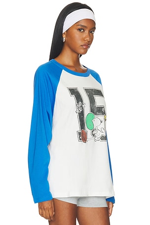 Daydreamer camiseta peanuts go for it en color azul