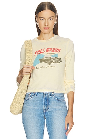 Full Speed Auto Supply Burnout Vintage Long Sleeve Top DAYDREAMER