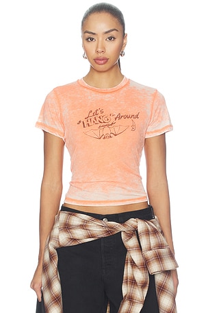 Let?s Hang Around Burnout Vintage Tee DAYDREAMER