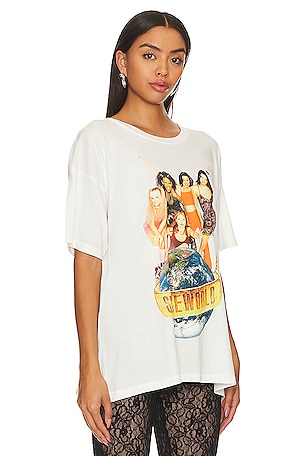 DAYDREAMER Spice Girls Spiceworld Merch Tee in White