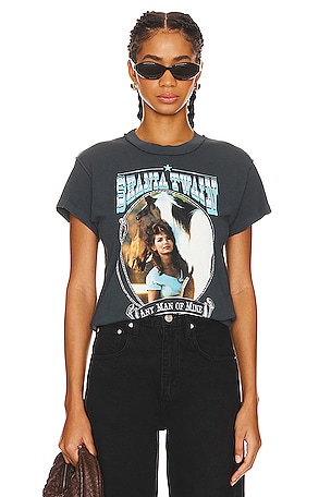 ANINE BING Bing Bolt Tee in Black REVOLVE