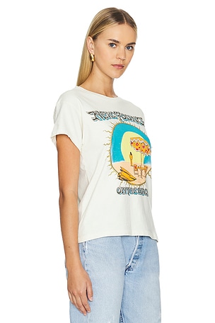 DAYDREAMER Neil Young On The Beach Tour Tee in White