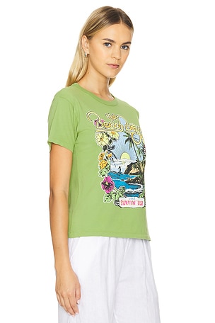 DAYDREAMER The Beach Boys 1963 Ringer Tee in Green