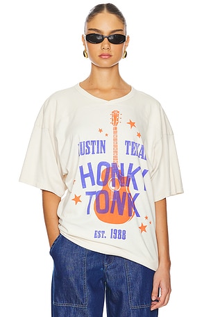 Austin Honky Tonk Oversized Jersey Tee DAYDREAMER