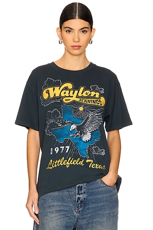 Waylon Jennings Littlefield Texas Weekend Tee DAYDREAMER