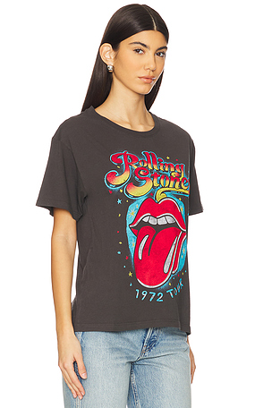 DAYDREAMER Rolling Stones 1972 Tour Tee in Charcoal