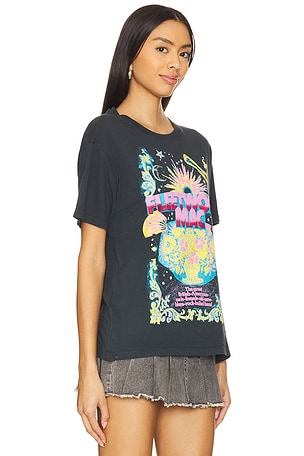 DAYDREAMER Fleetwood Mac Celestial Bouquet Boyfriend Tee in Charcoal