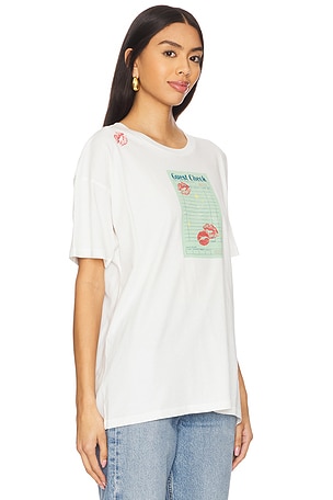 DAYDREAMER Guest Check Merch Tee in White