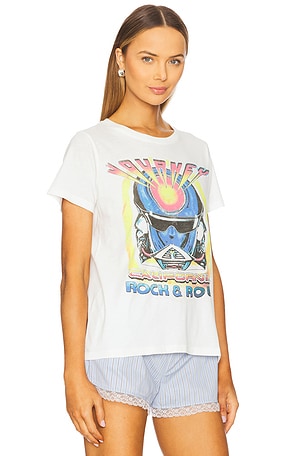 DAYDREAMER Journey California Rock N Roll Encore Tee in Ivory