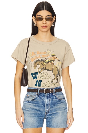 Willie Nelson Horse Called Music Reverse Gf Tee DAYDREAMER