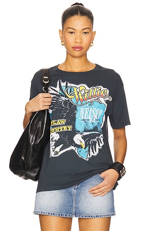 Willie Nelson Outlaw Country Boyfriend Tee DAYDREAMER