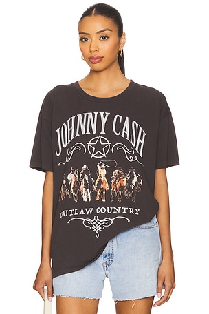Johnny Cash Outlaw Country Merch Tee DAYDREAMER
