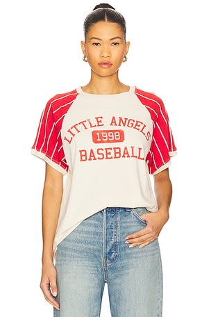 Little Angels Baseball Raglan Ringer DAYDREAMER