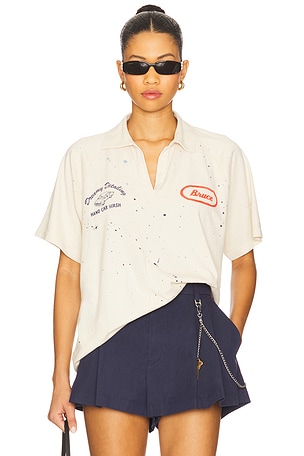 Dreamy Detailing Raglan Polo DAYDREAMER