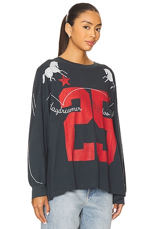 DAYDREAMER Los Angeles 25 Long Sleeve Tee in Charcoal