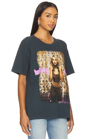 DAYDREAMER Britney Spears Oops I Did It Again Merch Tee in Grey