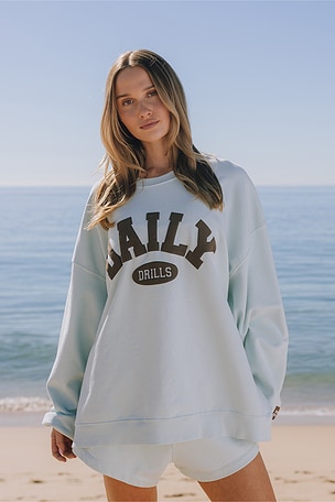 TOP MANCHES LONGUES OVERSIZE Daily Drills