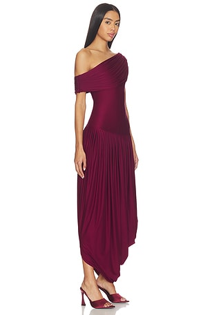 Deme by Gabriella The Cassidy Dress in Burgundy
