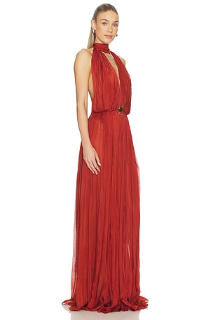 Deme by Gabriella The Melania Dress in Brick