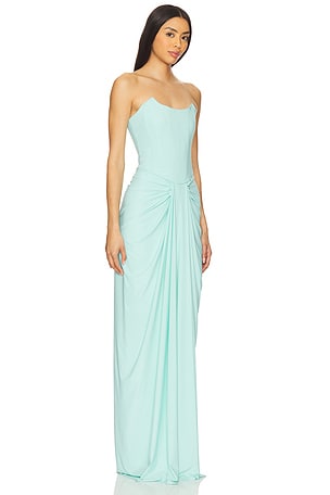 Deme by Gabriella x REVOLVE Pearl Gown in Mint
