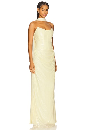 Deme by Gabriella Giselle Gown in Yellow