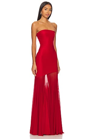 Deme by Gabriella Dahlia Gown in Red