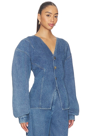 Deme by Gabriella The Lynn Top in Blue