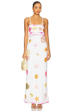 New York Beaded Maxi Dress Oceanus