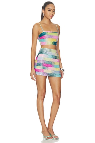 Oceanus Nerina Multi Vibrant Co-ord in Multi