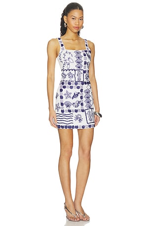 Oceanus ROBE COURTE MARIE en Bleu