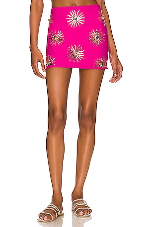 ★overdue flair★ CRYSTAL STRING SET SKIRT Women's 2 in 1 Sheer Mesh Maxi Skirt High Waist Sequin Stars