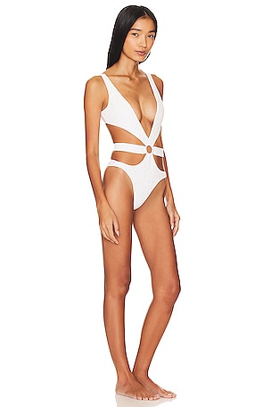 Oceanus Carlotta Swimsuit in White