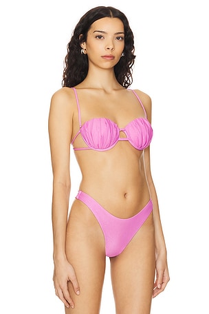 Oceanus Emma Jane Underwire Top in Pink