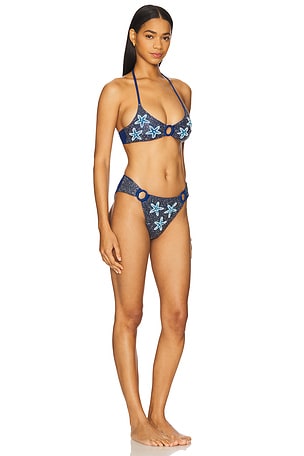 Oceanus Mia Marina Bikini Set in Navy