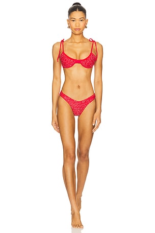 Ariel Hand Embroidered Bikini Set Oceanus