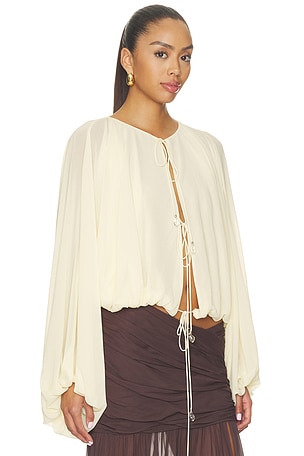 DE LA VALI Misty Top en Crème