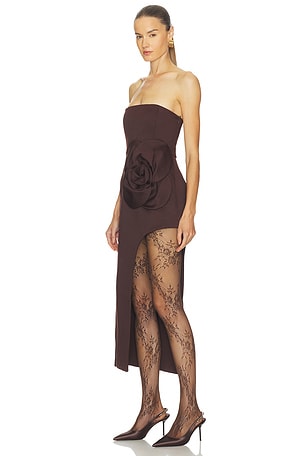 DELFI Joyce Dress in Chocolate. Size XS. Also