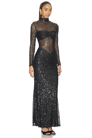 DELFI Jadienne Dress in Black. Size XS. Also