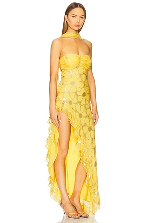 DELFI Hana Dress in Yellow