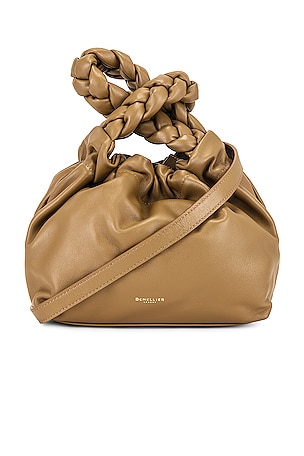 DeMellier London Santa Monica Braid Bag in Deep Toffee REVOLVE