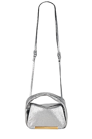 DeMellier London Mini Lisbon Bag in Silver Metallic | REVOLVE