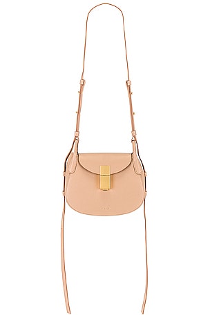 DeMellier London Mini Lausanne Bag in Light Tan Small Grain | REVOLVE