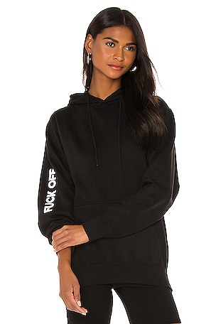 Fuck Off Oversized Hoodie DEPARTURE